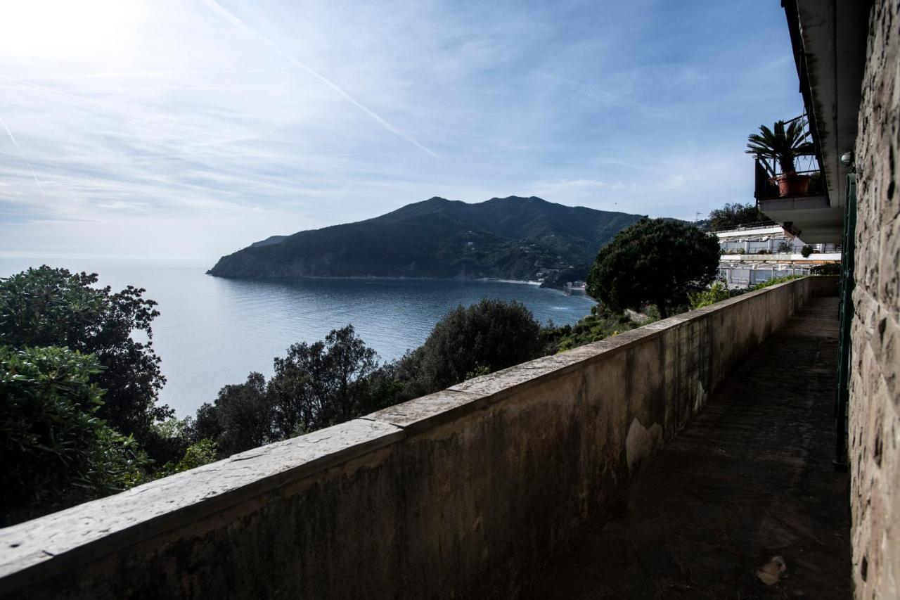 080 - La Villa Storica Il Vigneto 45B, Terrazza Sul Mare - Parcheggio Privato Gratis Монелья Екстер'єр фото