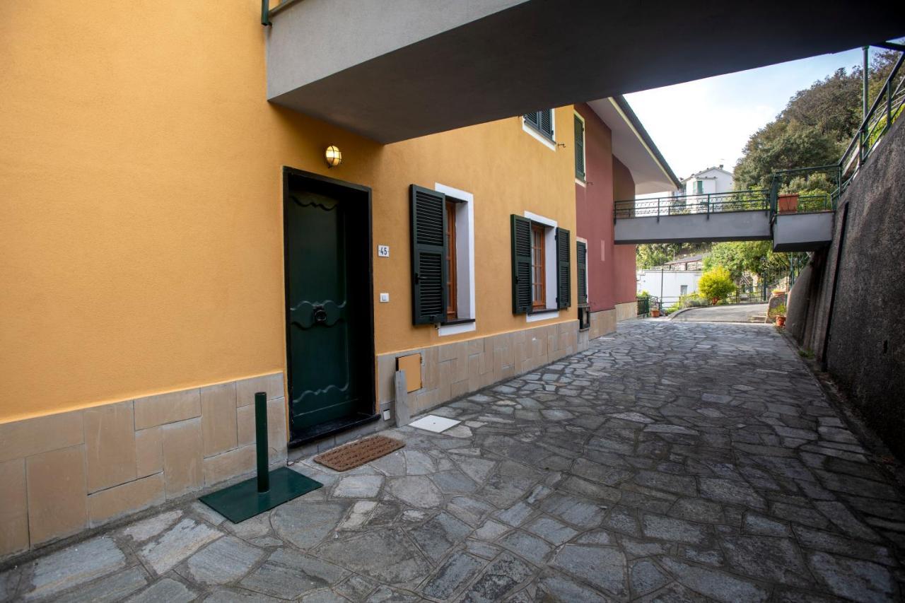 080 - La Villa Storica Il Vigneto 45B, Terrazza Sul Mare - Parcheggio Privato Gratis Монелья Екстер'єр фото