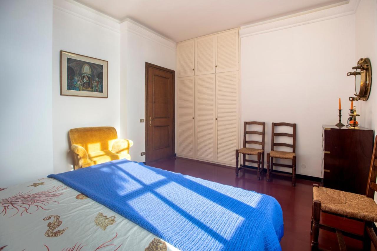 080 - La Villa Storica Il Vigneto 45B, Terrazza Sul Mare - Parcheggio Privato Gratis Монелья Екстер'єр фото