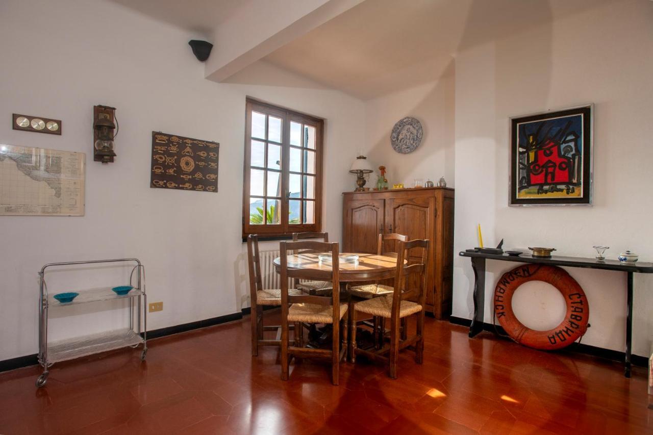 080 - La Villa Storica Il Vigneto 45B, Terrazza Sul Mare - Parcheggio Privato Gratis Монелья Екстер'єр фото